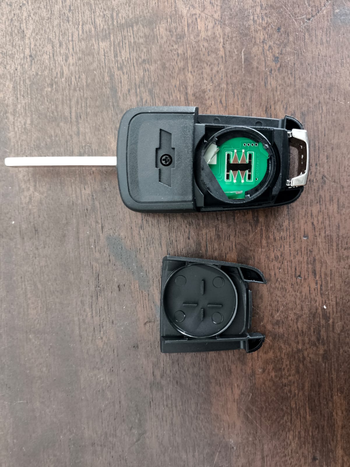 Reparo interno de telecomando automotivo
